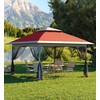 Garvee 13x13FT Pop Up Gazebo,Canopy Tent with Mosquito Netting, Outdoor