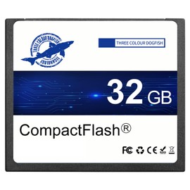 Dogfish Compact Flash Memory Card 32GB 400X CF Camera Cards for Professional Photographer, Videographer