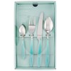 BRANDANI Aquamarine 16 Pieces Stainless Steel Cutlery Set, Blue, One