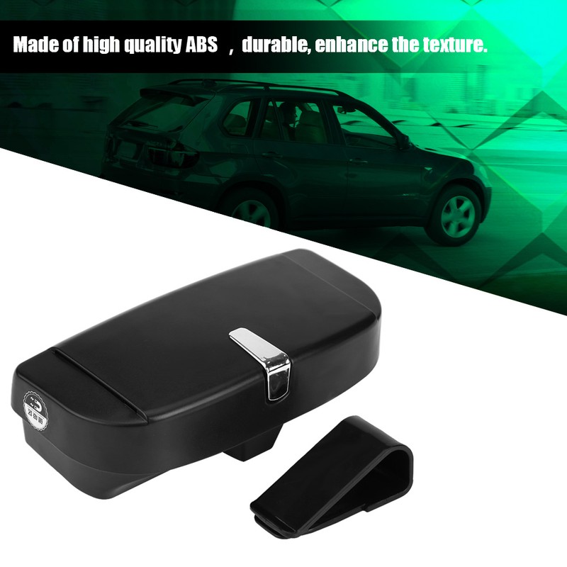 Car Auto Versatile Sunglasses Storage Holder Clip Case Organizer Box