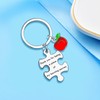 MADHAHEFU Teacher Keychains for women men teacher Thank You Gifts