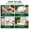 Mollor White Wood Paint, 32 OZ Fast Dry Low Odor