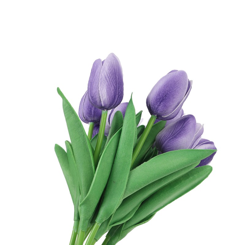 10pcs Artificial Tulip Flowers High Simulation Flowers Decor for Living