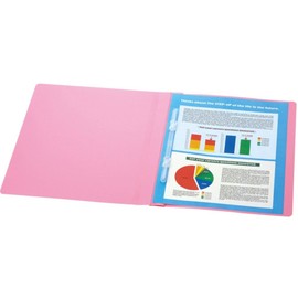 King Jim 4437SP Ore-10 Flat File PP Simples, Pack of 10, A4, Orange