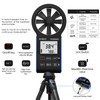 CFM Wind Speed Meter, AIOMEST Rechargeable HVAC Anemometer Measuring Wind