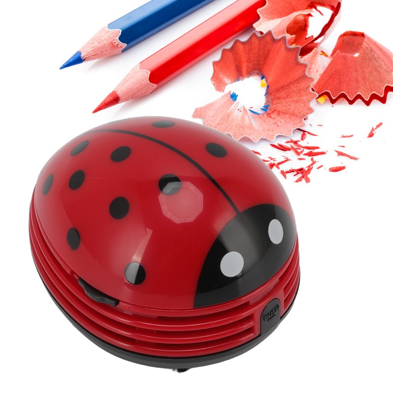 Mini Desktop Vacuum Cleaner Handheld Portable Cartoon Vacuum Paper Scraps