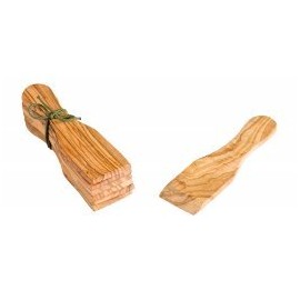 Olive Wood Raclette Scraper Pack of 6 13 cm