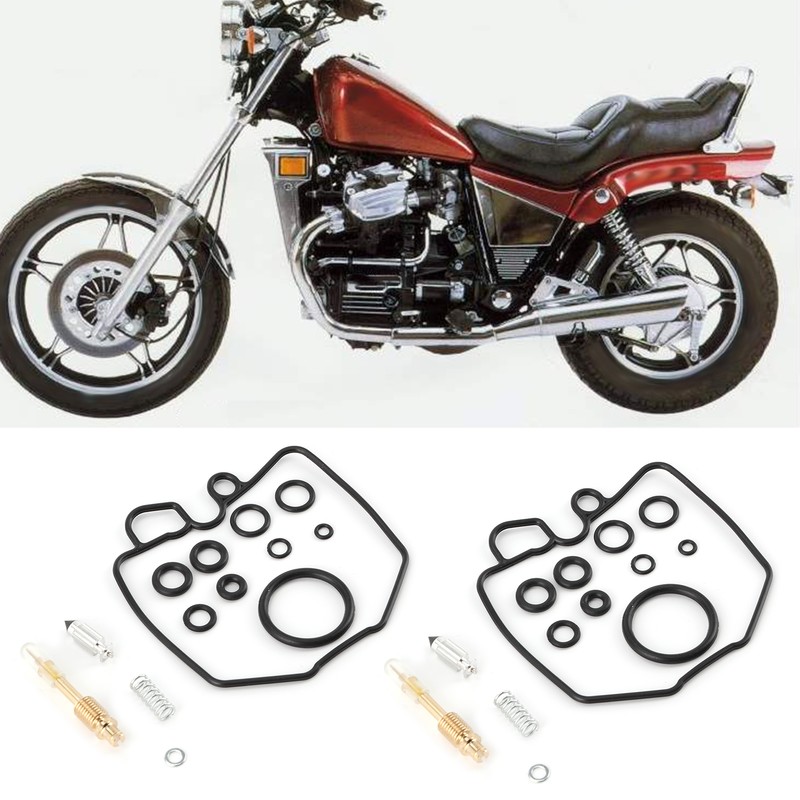 2 Sets Motorcycle Overhaul Carburetor Rebuild Kit Fit for Honda