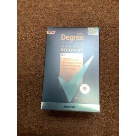 Degree Men Maximum Recovery Body Wipes 10xl Menthol