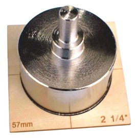 2 1/4" Diamond Hole Saw for Tile Shower Valve Faucet Waste Pipe - Porcelain Tile & Aquarium Glass