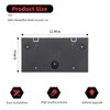 RT-TCZ License Plate Holder Front License Plate Frame Mount Bracket
