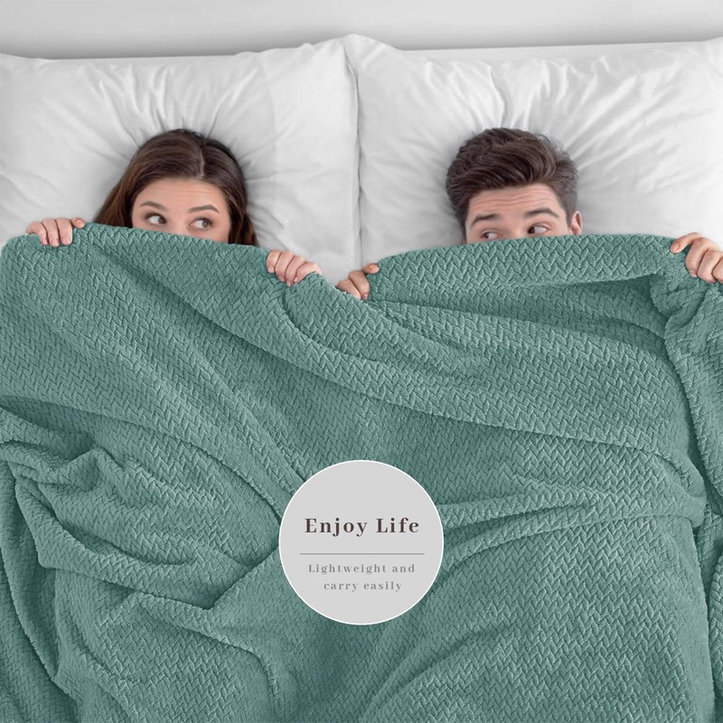 Homebliss Cuddly Blanket, 130 x 150 cm, Fluffy Fleece Blanket,