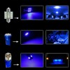 SHENKENUO 13Pcs LED Car Interior Light Kit Blue for Dome