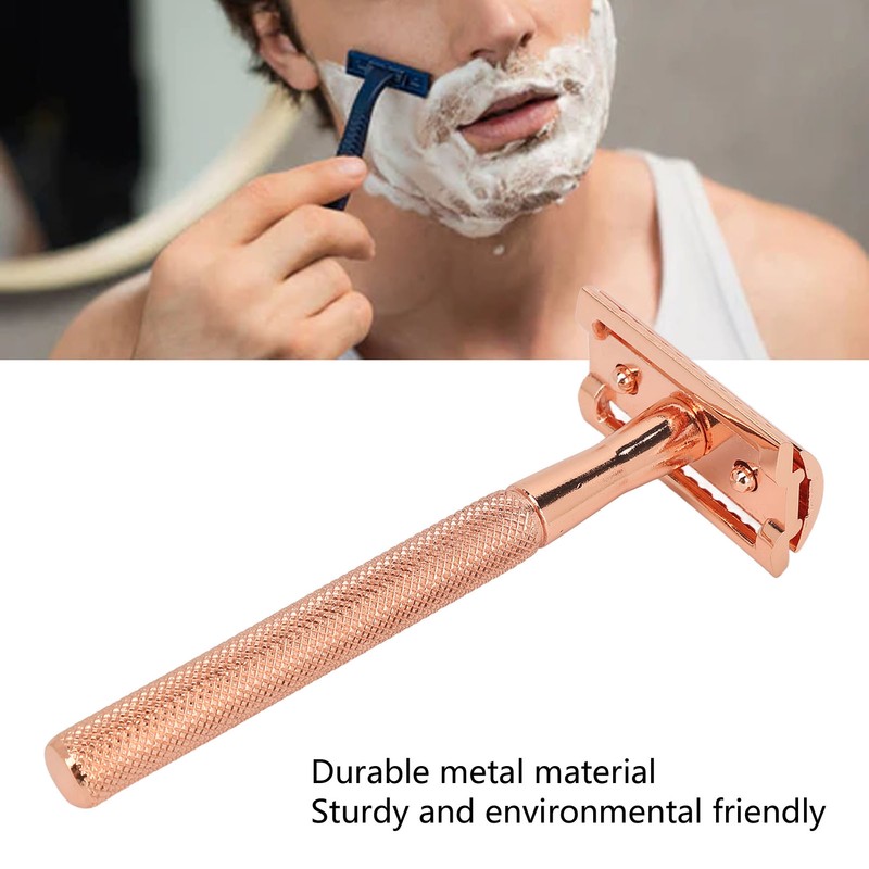 Manual Pocket Beard Trimmer Metal Vintage Double Sided Manual Facial
