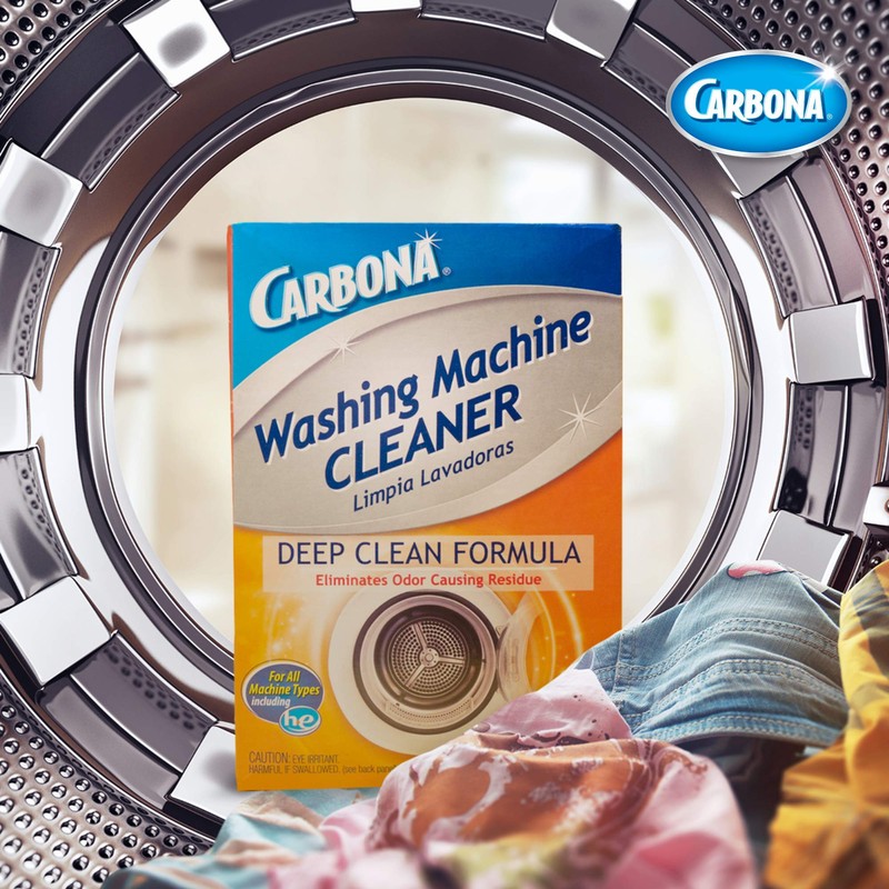 Carbona® Washing Machine Cleaner | Eliminates Odor & Residue |