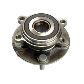 EXCEEDOE Front Wheel Bearing and Hub Assembly Compatible with 2014 Mazda 3 Sport GT 2.5 Liter (Note: Japan Built; Interchange with 513354) - Two Years Warranty (Package Includes Two Bearings)