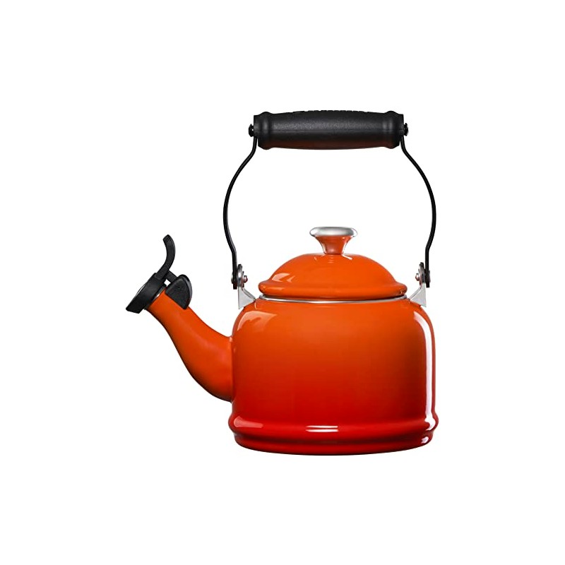 Le Creuset Enamel On Steel Demi Tea Kettle with Metal