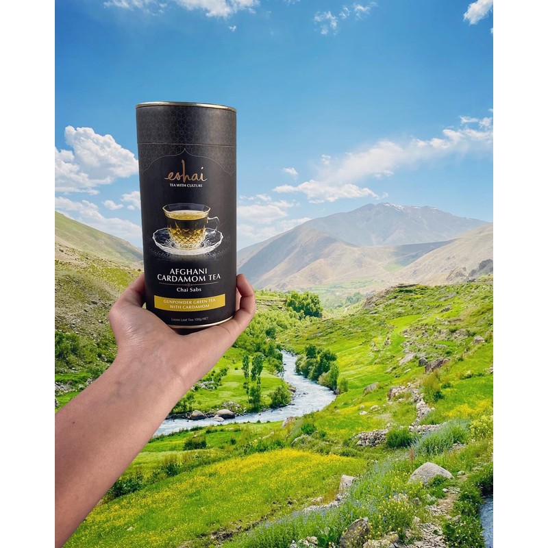 Eshai Afghani Cardamom (Chai Sabz) - Green Tea with Cardamom
