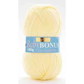 Sirdar (Hayfield) Baby Bonus DK Knitting Wool/Yarn Baby Lemon 852 - per 100g ball by Hayfield