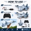 RC Fighter Airplane for Kids – Foam Remote Control Glider