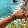 Nekava Hair Bobbles Black - Original Hair Bands 6 Braided