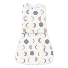 Ingenuity SwaddleMe, Fascia apribile Arms Free, taglia 3-6 mesi, 6-8 kg, confezione da 1, TOG 0,5 - Luna
