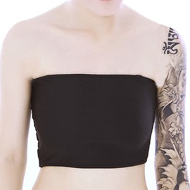 JUNG KOOK Women Lesbian Tomboy Elastic Band Tube Top Chest Binder Breast Wrap Sports Bra