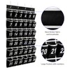 SAVERHO 36 Pockets Black Numbered Classroom Pocket Chart for Cell