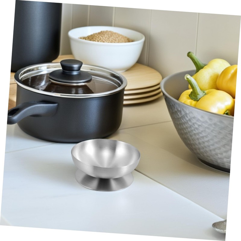 SHOWERORO Footed Ice Cream Bowl Stainless Steel Dessert Cup Ice