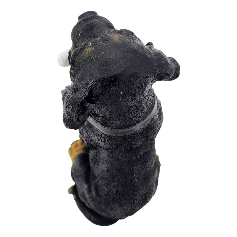 Treasure Co Trio Rottweiler Welcome Statue 6 in Resin Guard
