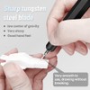 stedi Model Scriber,Tungsten steel Blades 0.2 mm,for Modeling Hobby,RG Scale