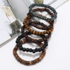 JAVMOO JAVMOO Wooden Beads Bracelet for Men Leather Wrap Hemp