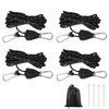 Adjustable Rope Ratchet, 4 Pieces 4 mm Adjustable Rope Ratchet,