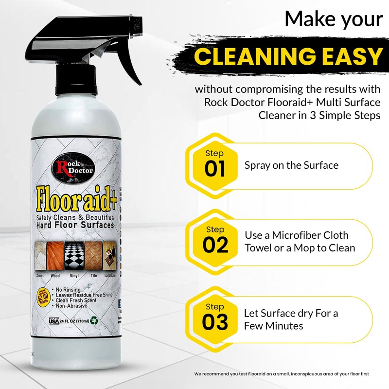 Flooraid Rock Doctor Multi-Surface Cleaner Combo Pack 64oz and 24oz