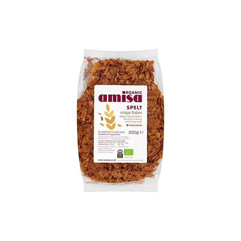 Amisa Organic Crispy Spelt Flakes 250g