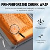 MITOB 100 Pack Clear Heat Shrink Wrap POF 0.8mil Thickness