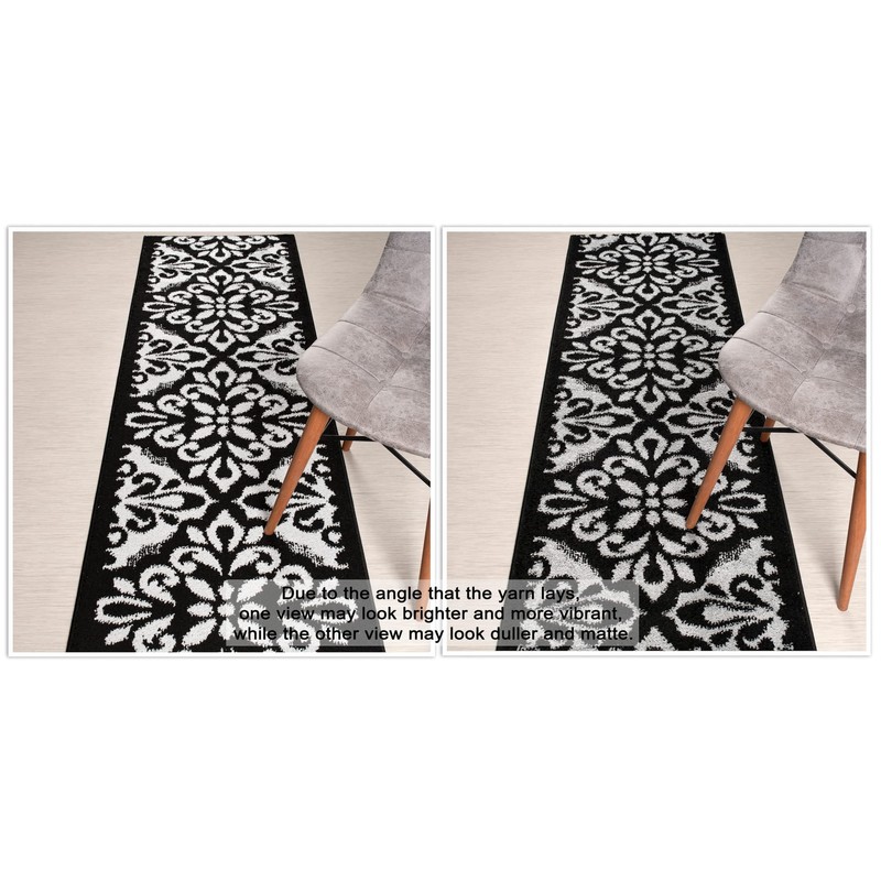 Custom Length, Non Slip Modern Mahal Carpet Runner Rug Mat