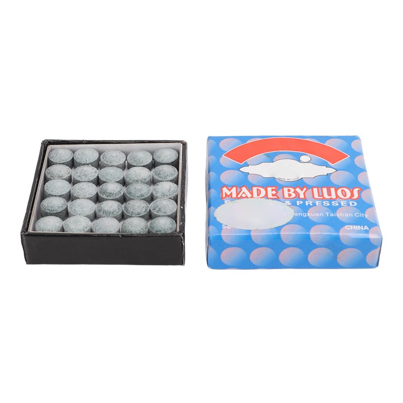 50Pcs Snooker Pool Cue Tips Grade A Leather Billiard Cue