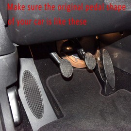 No Drill Gas Brake Foot Rest Pedal Compatible For Mini Cooper R52, R53, R55, R56, R57, R58, R59, F55, F56 Accessories Stainless Steel