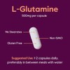 L-Glutamine 500mg Free Form (240 Capsules) by Bestvite