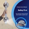 Heavy Duty Grab Bar with Large Suction Cups for Shower