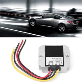 Step-Down Converter DC12V / 24V to 5V 10A 50W DC-DC Voltage Converter, Waterproof IP68 Voltage Regulator Module, DC Step Down Power Supply Module Converter Transformer