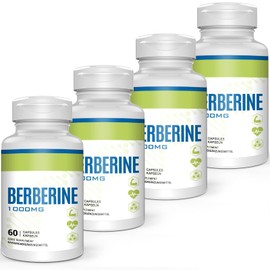 Herbal Supplements 1000mg (4 Pack), 240 HCL Vegan Capsules, High Absorption Herbal Blend Plus Supplement with Silymarin, Antioxidant AMPK Activator for Cardiovascular, Heart, Liver