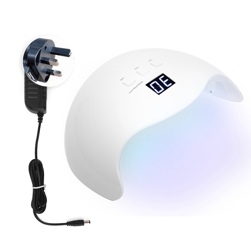 48W Intelligent Nail Lamp for Drying Nail Gels Time Setting