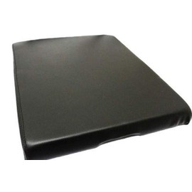 Fits 2004-2014 Nissan Titan Synthetic Black Leather Center Console Lid Armrest Cover Cover (Skin Only)