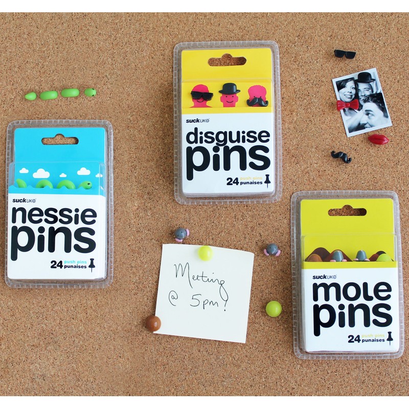 Suck Uk Mole Novelty Push Pins