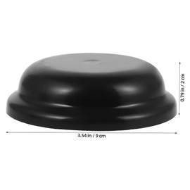 Toddmomy Patio Umbrella Tops Cover Plastic Umbrella Pole Cap Replacement Tip Cover Cap for Umbrella Repair Part,3.54X3.54X0.79in