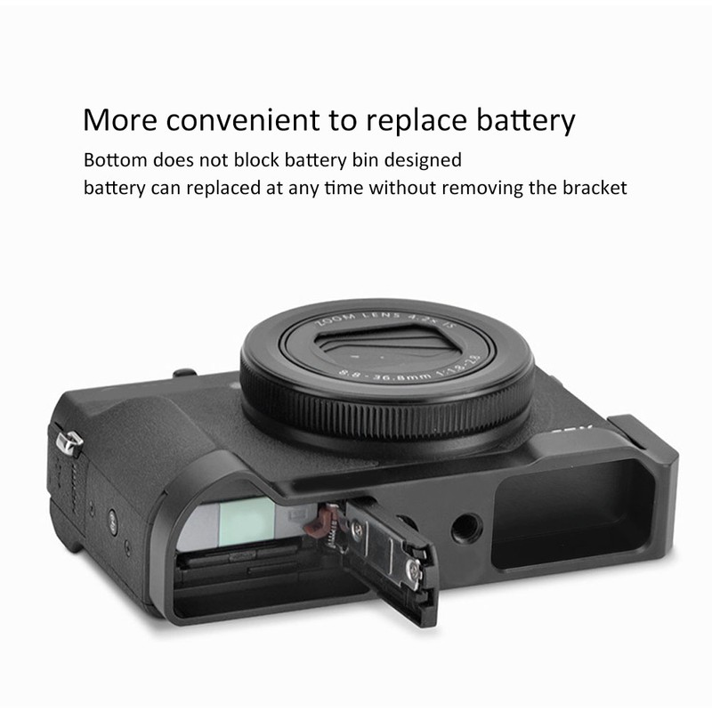 L Shape Extension Plate Microphone Adapter VLOG Photography Bracket for