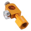 CGA320 CO2 Refilling Adapter with Pressure Gauge Soda Refill Quick