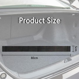 GTLM 80cm Elastic Car Trunk Organizer Straps with 2 Pocket,Car Organizers,Organize the Cluttered Trunk Keeps Items from Rolling Around,Universal Automotive Interior Accessories (Length 80CM)